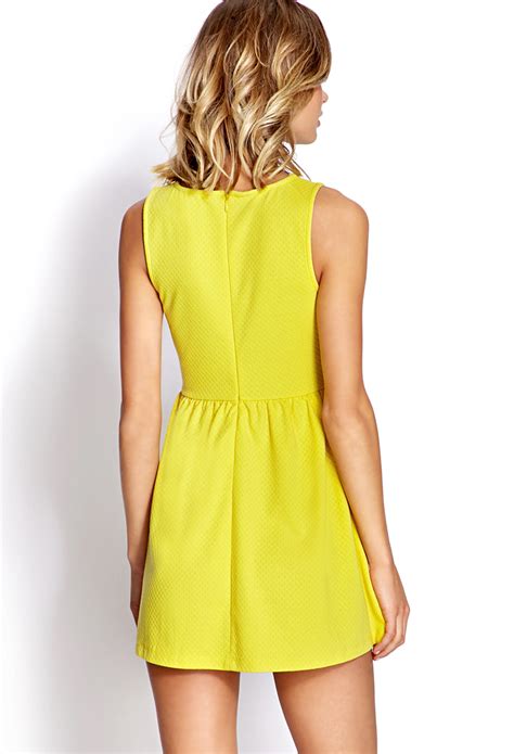 Mayra i thank you for all your help. Forever 21 Classic Fit & Flare Dress in Yellow - Lyst