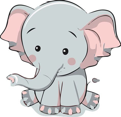 Elefante Animal Desenho Animado Gráfico Vetorial Grátis No Pixabay Em
