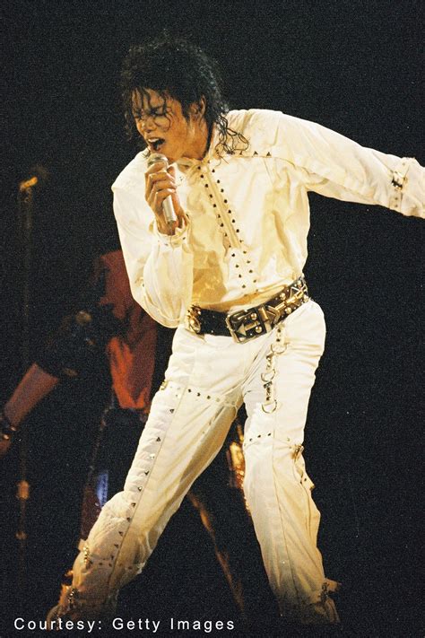 Michael Jackson Performs During Bad World Tour Michael Jackson