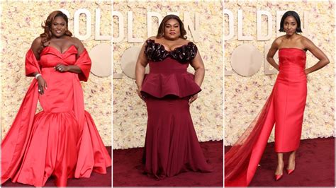 Red Carpet Recap Fashion At The St Annual Golden Globes Was Red Hot