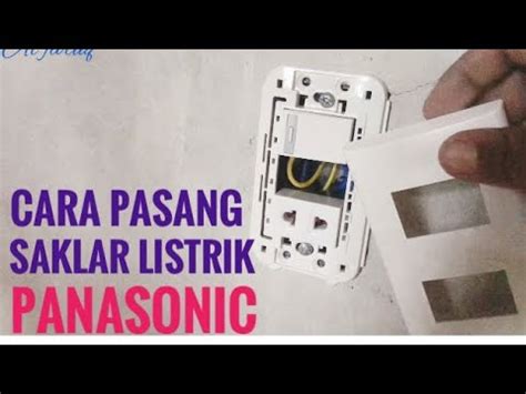 Pilih kotak siling yang diluluskan untuk peminat. Cara pasang saklar lampu dan stok kontak panasonic - YouTube