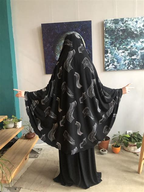 transformer elegant black and white khimar jilbab hijab etsy jilbab black and white burqa