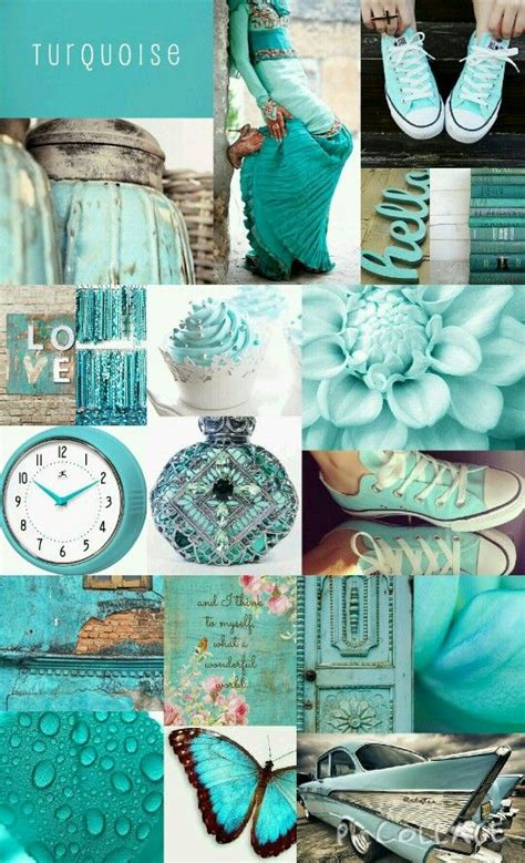 ⋆ Turquoise ⋆ Collage Blue Wallpaper Iphone Mint Green Wallpaper