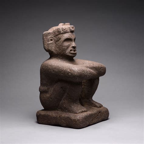 Aztec Stone Sculpture Of Xiuhtecuhtli Barakat Gallery Store