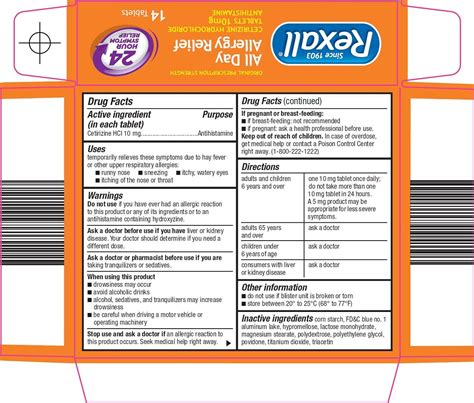 Rexall All Day Allergy Relief Tablet Dolgencorp Llc
