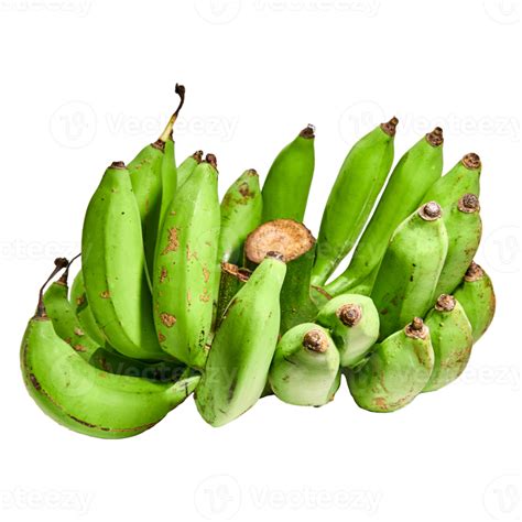 Free Green Banana Raw Banana Transparent Background 13793177 Png With