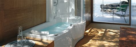 Like other whirlpool tub reviews in this article, it too is crafted from acrylic and fiberglass reinforcement. Showers and Whirlpool Tubs - Shower Bath Combo | Jacuzzi®