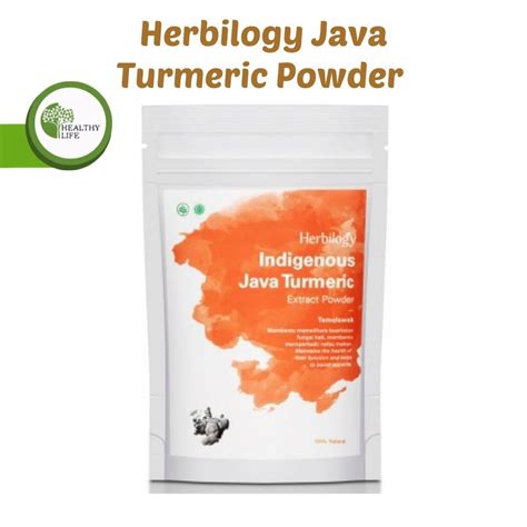 Jual Herbilogy Java Turmeric Extract Powder Bubuk Temulawak 100gr