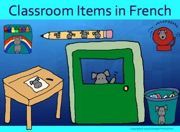Pepper's Classroom Items in French by Schnauzer Productions | TpT