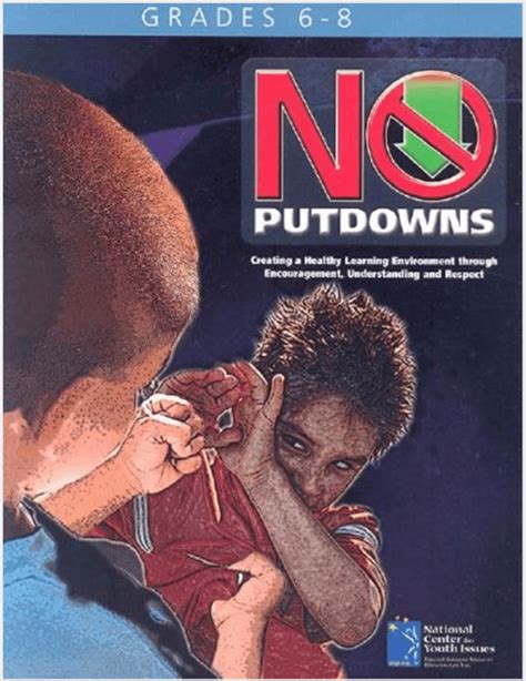 No Putdowns Grades 6 8 Ncyi National Center For Youth Issues