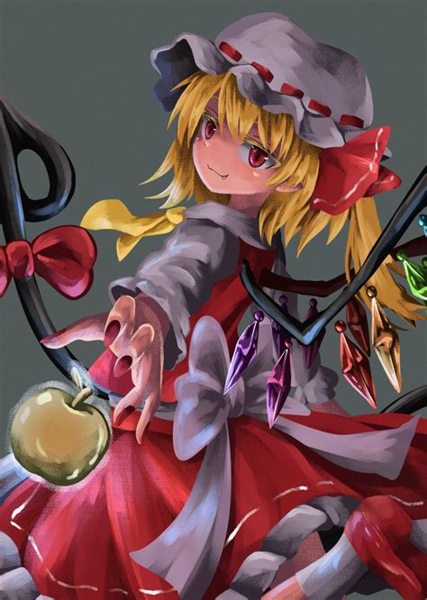 Safebooru 1girl 3 Apple Ascot Bangs Blonde Hair Chups Closed Mouth Colored Eyelashes Crystal