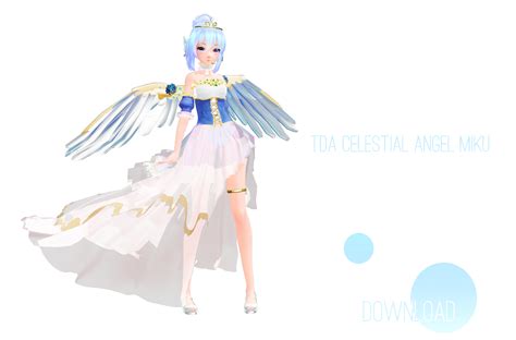 Tda Celestial Angel Miku Dl By Kerrisse On Deviantart