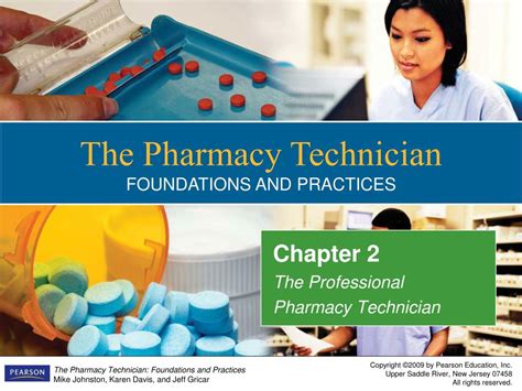 Ppt Chapter 2 The Professional Pharmacy Technician Powerpoint