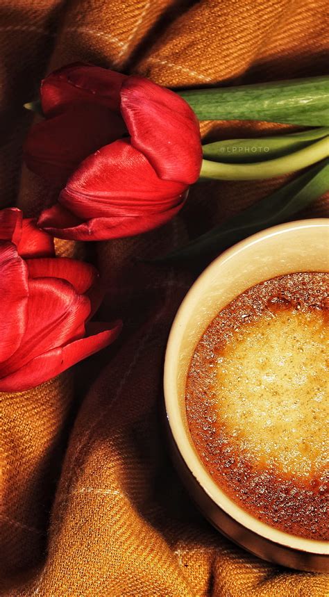 Coffee And Tulips Good Morning Love Nature Romantic Hd Phone