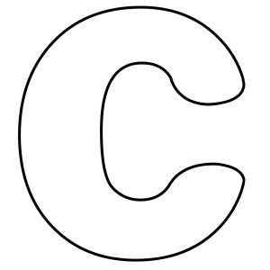 Include the console input and output library. Letter C Coloring Pages - Preschool and ...