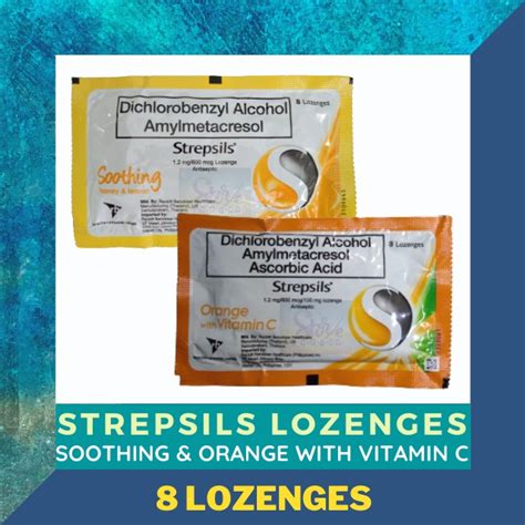 Strepsils Antiseptic Lozenges 8 Lozenges 1pack Shopee Philippines