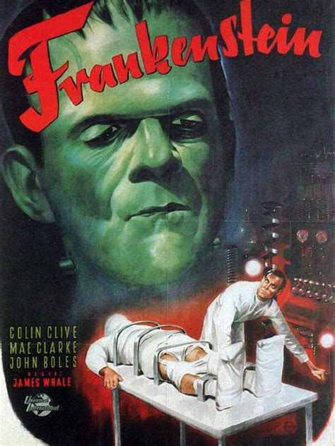 Frankenstein Frankenstein 1931 Horror Movie Posters Classic Horror