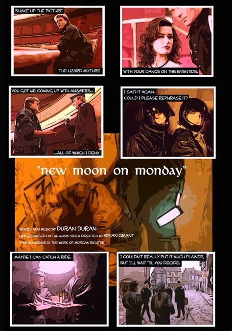 Create and get +5 iq. Duran Duran comics: New Moon on Monday