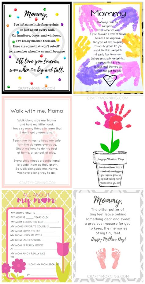 Free Printable Mothers Day Poems For Kids Tedy Printable Activities