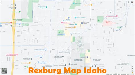 Rexburg Idaho Map