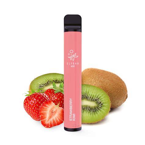 Buy Elf Bar 600 Disposable Strawberry Kiwi 20mg Vapstore®