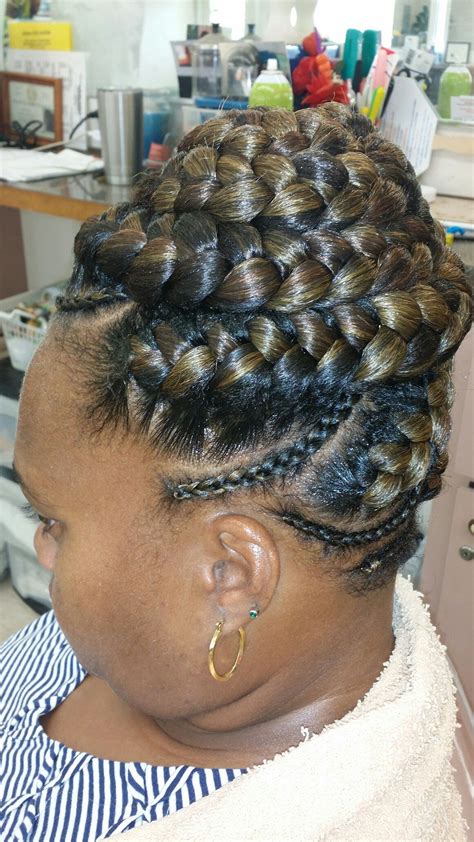 Goddess Braid Updo African Hair Braiding Pictures
