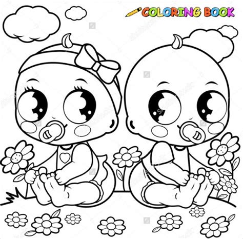 20 Free Printable Baby Coloring Pages