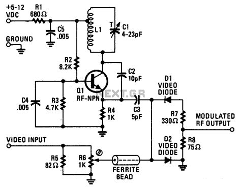 Audio Video To Rf Converter Circuit Diagram Irucoe