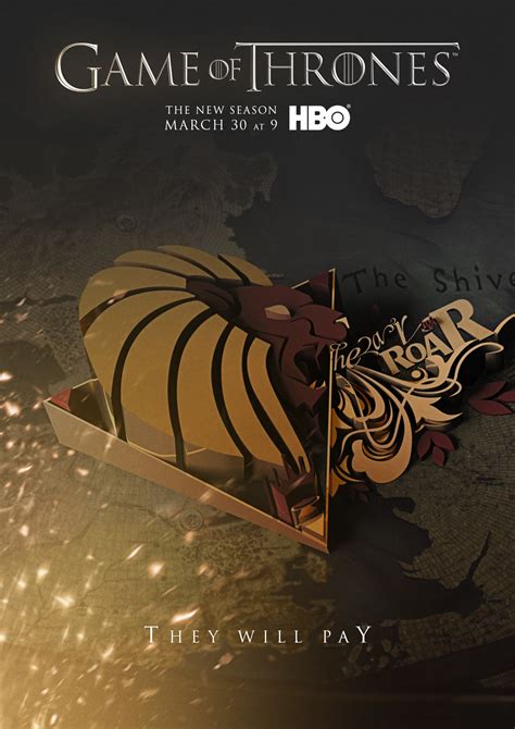 Game Of Thrones Season 4 Poster Game Of Thrones Fan Art 35465112
