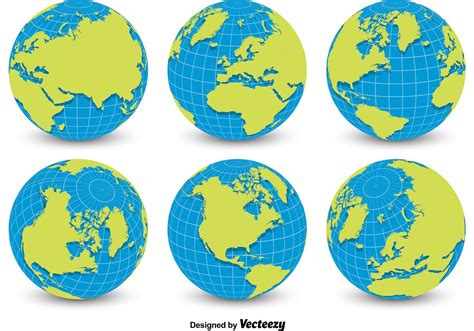 World Globe Grid Vectors 107346 Vector Art At Vecteezy