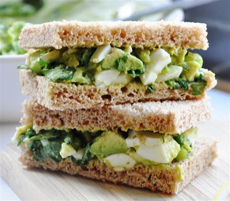 Avocado Egg Salad Sandwich Healthy Dairy Free 100