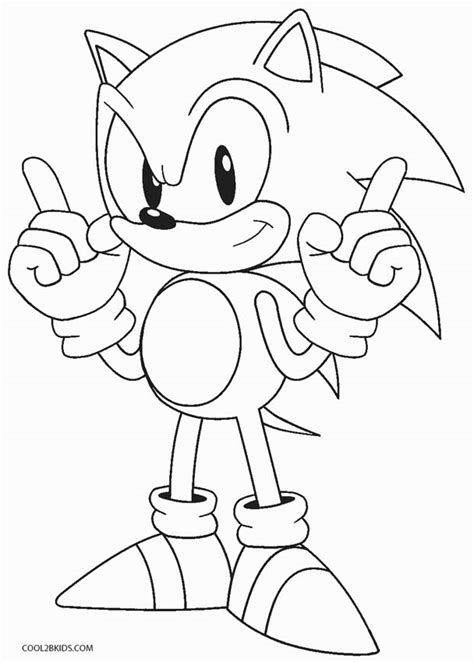 The coloring sheet features sonic, tails, knuckles the echidna, cream the rabbit, amy rose, silver the hedgehog and big the cat. Printable Sonic Coloring Pages For Kids