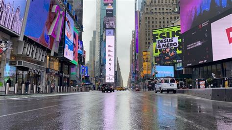 COVID Diaries Virus Leaves New York City Streets Eerily Empty