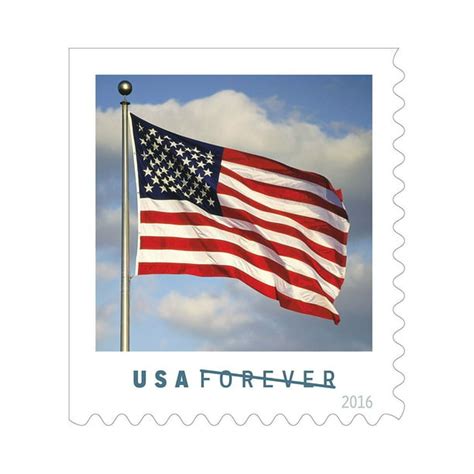 Usps Usa Forever First Class Postage Stamps Us Flag Design Coil 100