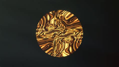 Liquid Gold 2560x1440 Wallpaper