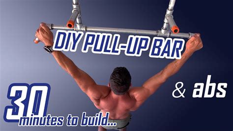 Diy Garage Pull Up And Ab Bar 30 Minutes To Build Youtube