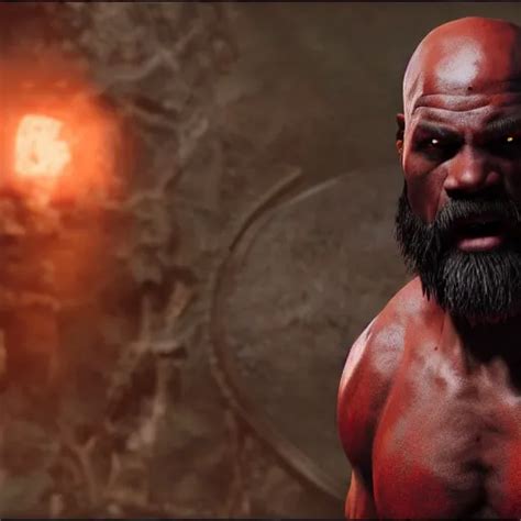 Djimon Hounsou As Kratos K Cinematic Unreal Stable Diffusion OpenArt