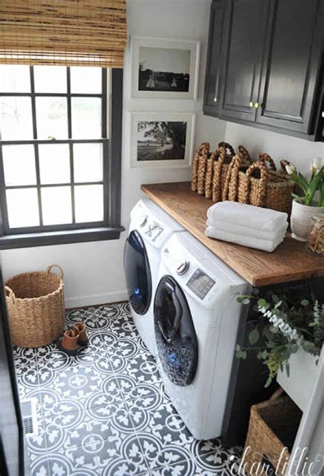 Aggregate Farmhouse Laundry Room Wallpaper In Cdgdbentre