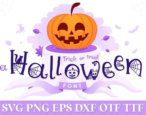 Halloween Font Svg Halloween Letters Svg Png Halloween Numbers Svg