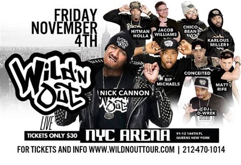 Wild N Out Cast The Nyc Arena — Tb Events And Media