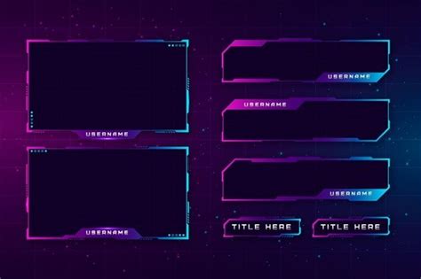 Download Twitch Stream Panels Collection For Free Free Overlays