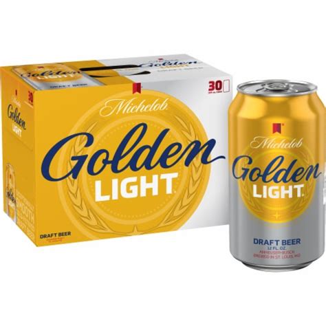 Michelob Golden Light Draft Beer 30 Pk 12 Fl Oz Kroger
