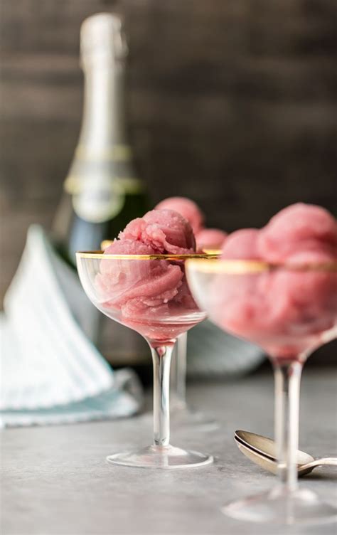 Pomegranate Champagne Sorbet Is An Easy Recipe Perfect For New Years