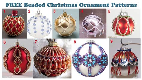 Free Patterns Beaded Christmas Ornaments Check Them Out Free Bead