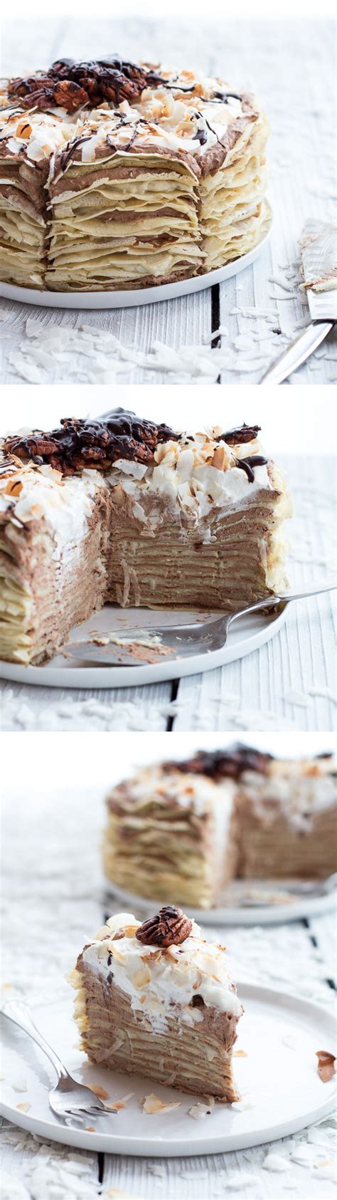 The Easiest Black Forest Cake Recipe Crepe Cake Recipe Cake