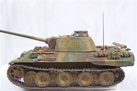 Das Werktakom Panther Ausf A Late Production With Zimmerit 135