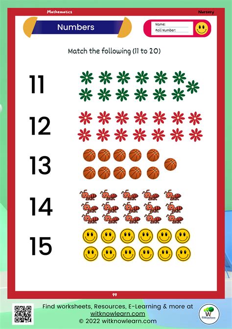 Nursery Kids Will Love This Interactive 11 To 20 Numbers Count And