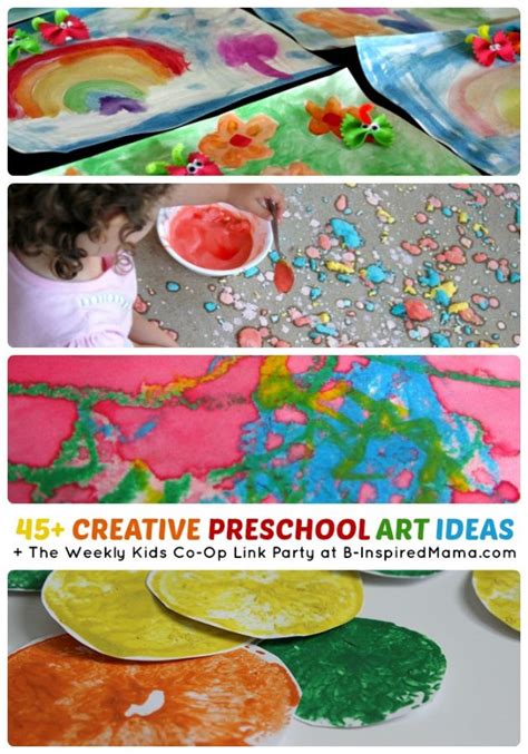 45 Creative Preschool Art Ideas The Kids Co Op Link Party
