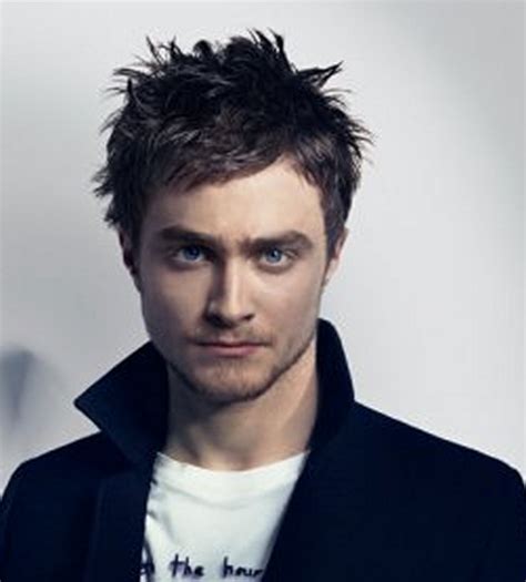 Harry Potter Main Character Daniel Radcliffe Photos With His Spiky