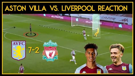 The average of goals for is 1.6 per match and the average of goals against is 1 per match. Aston Villa vs Liverpool Reaction 7-2 | The champions ...